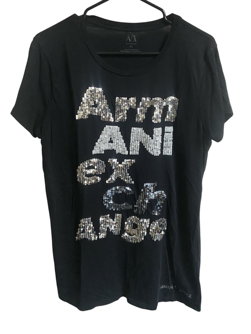 Armani Exchange Black Tee